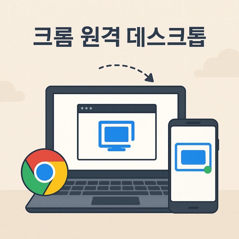 크롬 원격 데스크톱 설정