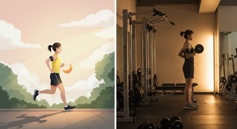 아침 공복 운동